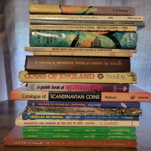 Numismatic reference book lot - numismatic,